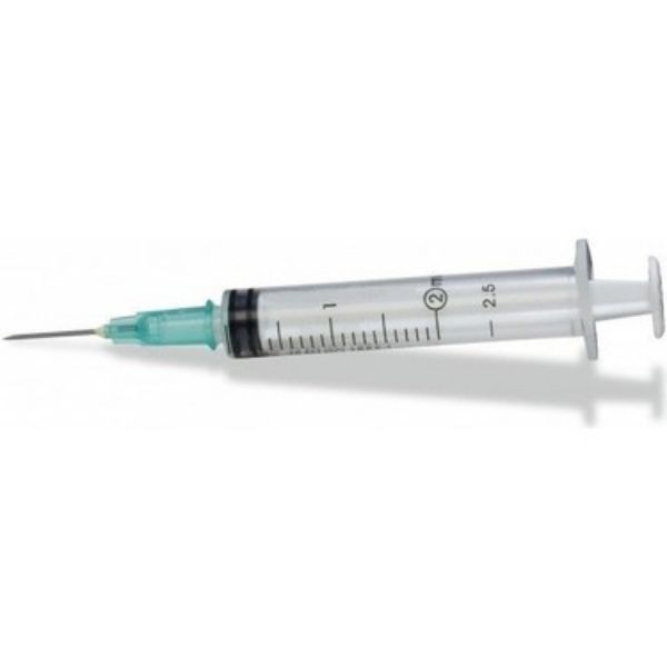 Genject Enjektör 2,5 CC 3 Parça Yeşil - Tekli